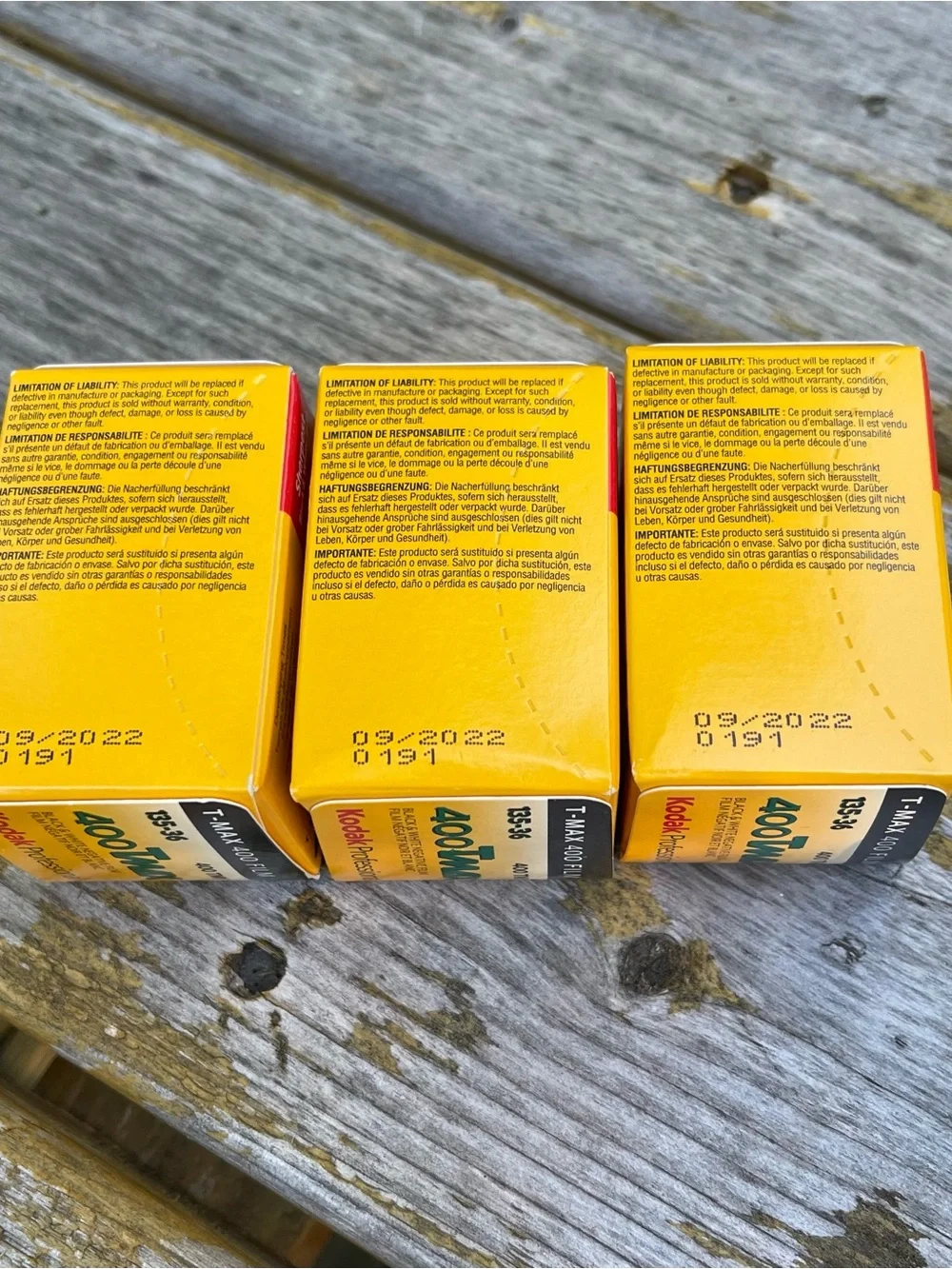 Kodak Professional 400 T-Max Black & White Negative 35mm Film